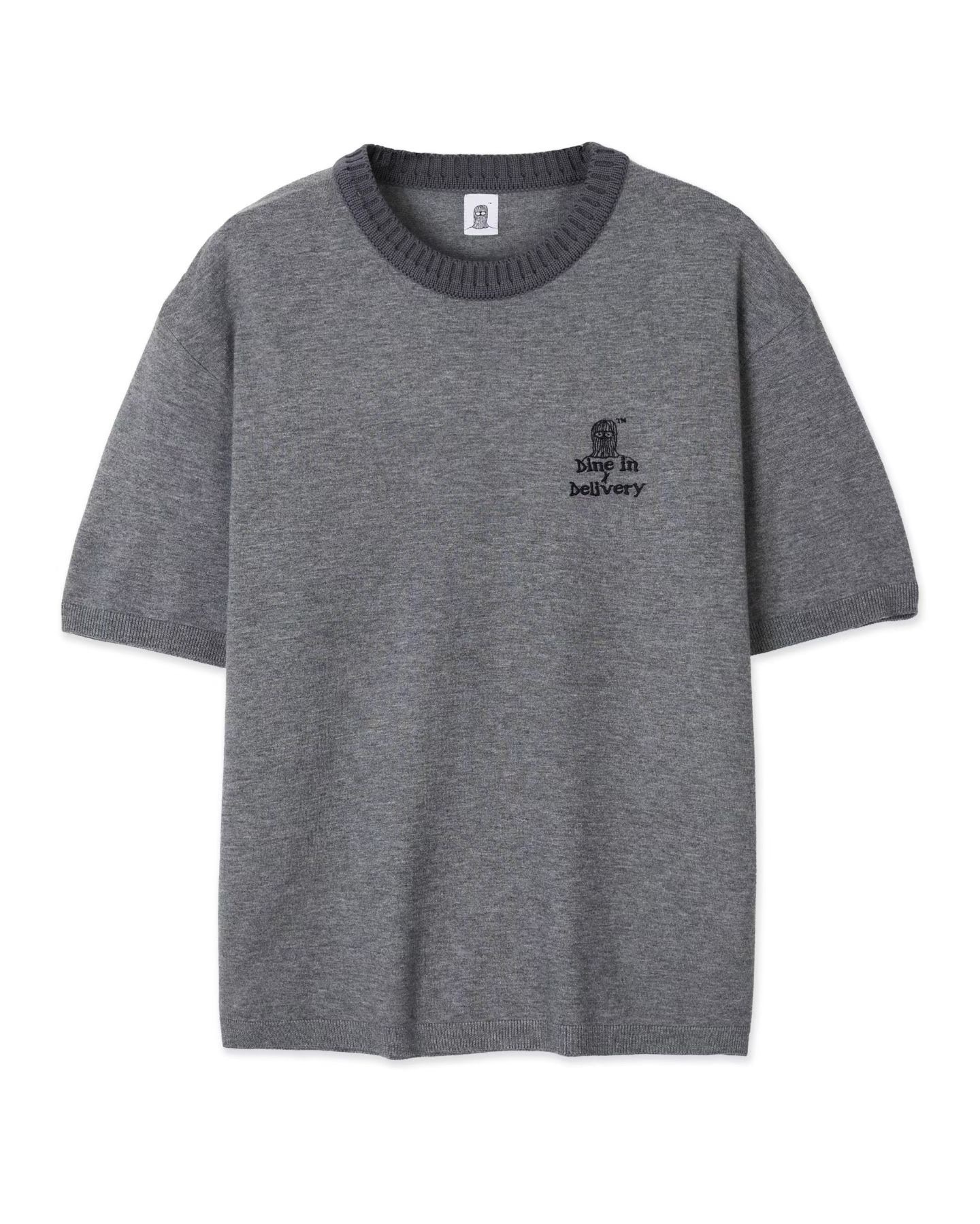 K9 刺繡針織圓領上衣