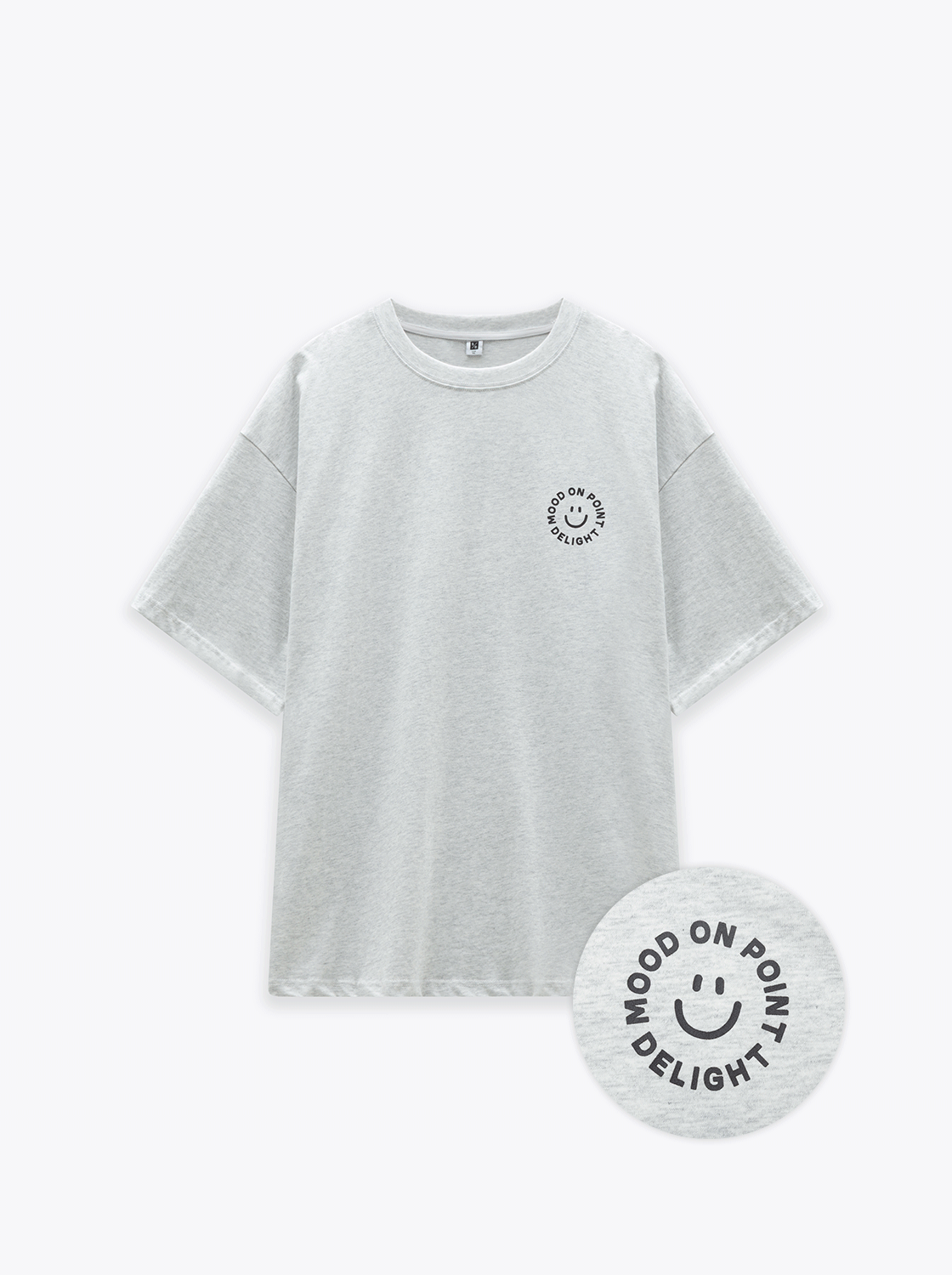 【3件999】【期間限定】微笑花朵印花TEE