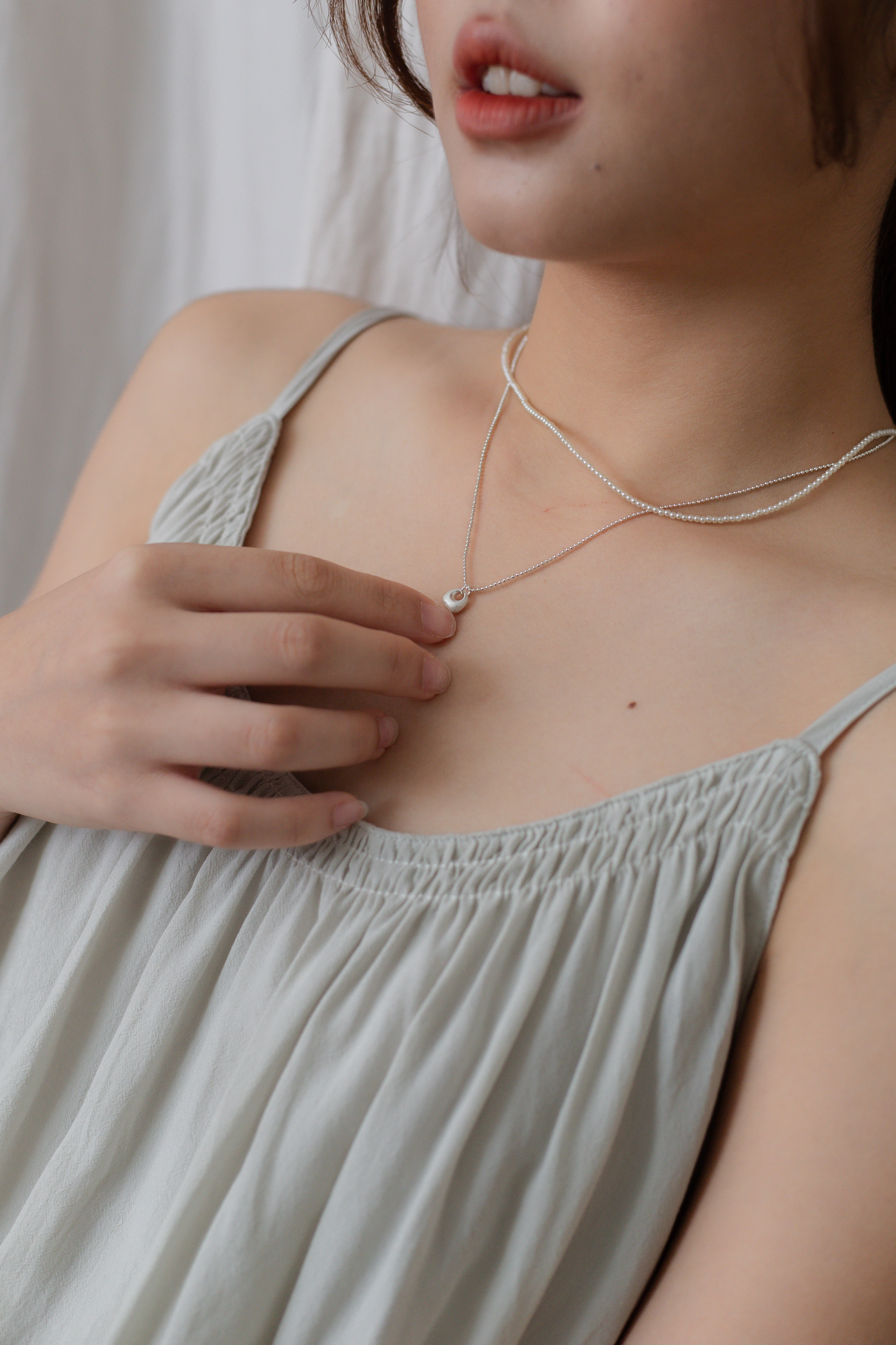 Lilou Bead Layering Necklace -D145