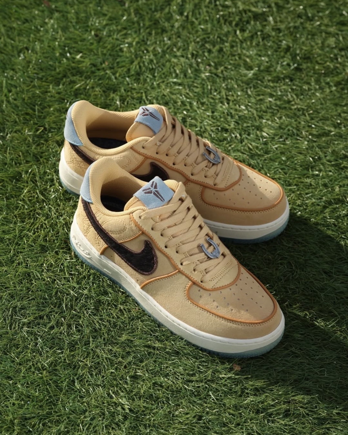 【逢甲 FUZZY】Kobe Bryant x Nike Air Force 1 "Siempre Mio" 賽馬 麻繩色 馬毛 IM0582-700