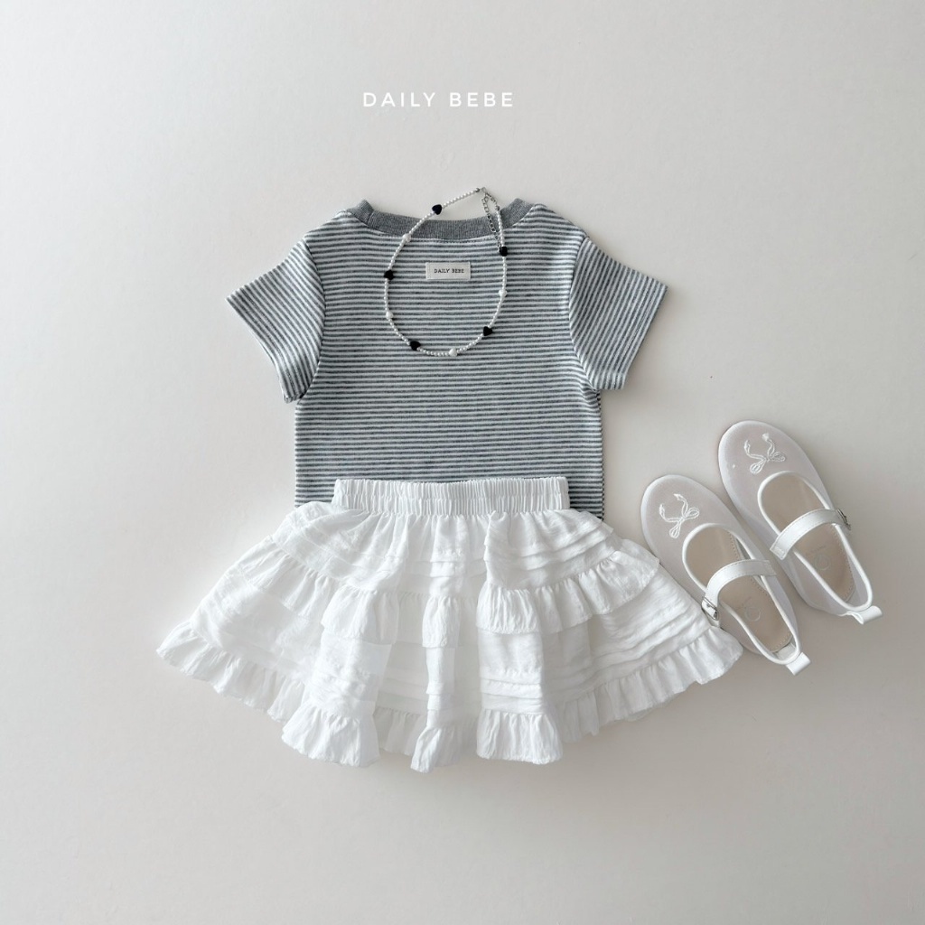 正韓夏Daily Bebe 兩色甜美花邊裙
