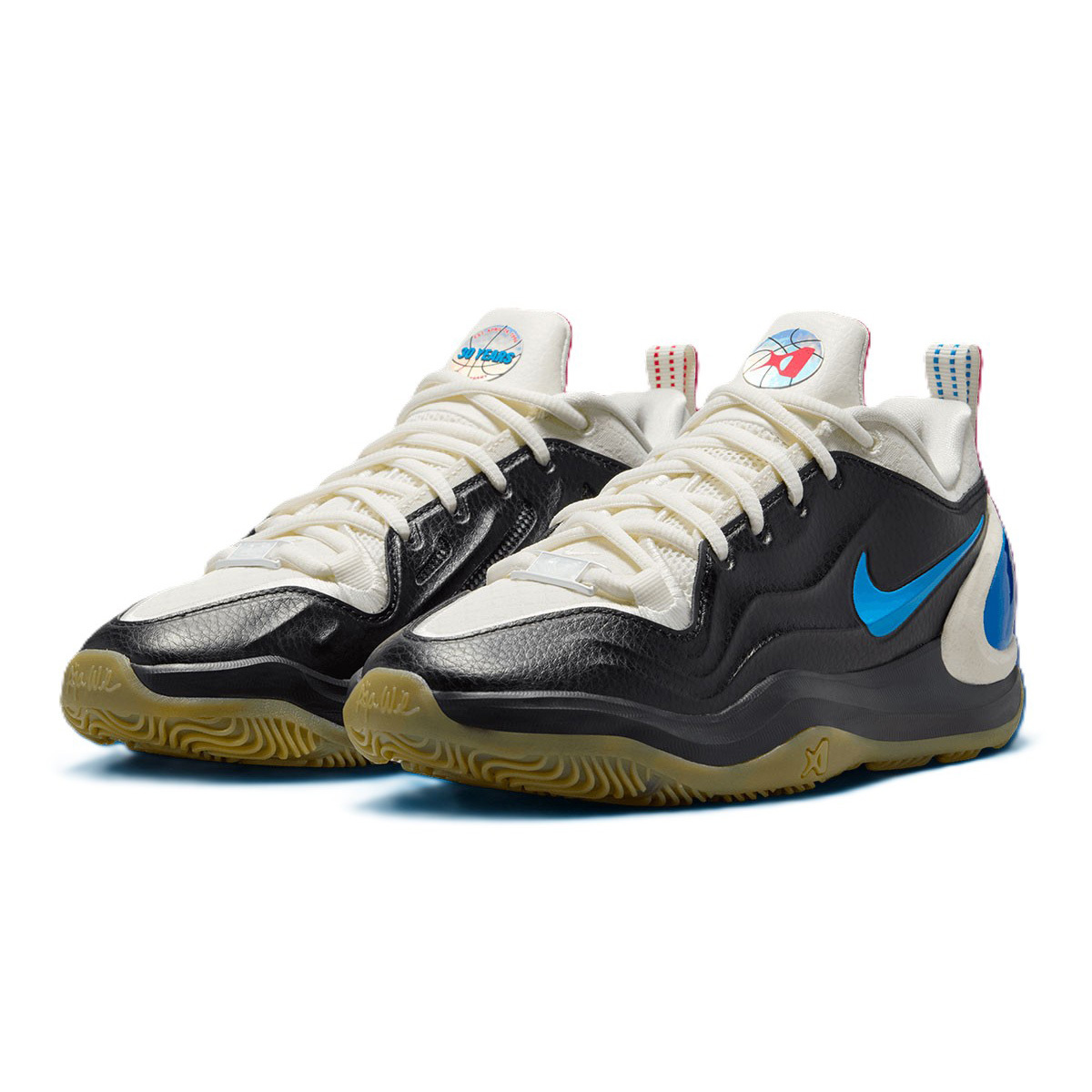 男女鞋 NIKE A'TWO 'WNBA 30H' 白黑藍紅 30週年 紀念版 鴛鴦配色 支撐 運動 籃球鞋【IH1138-001】