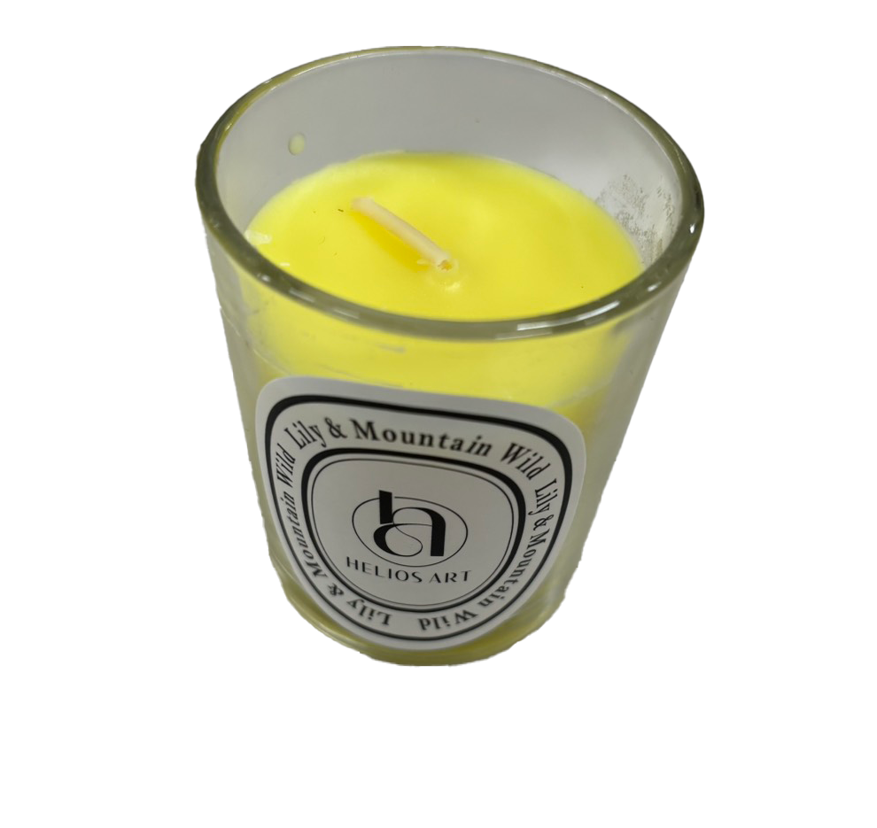 草屯院|HELIOS ART 極簡系列香氛蠟燭 — 山谷百合 (65g)買一送一