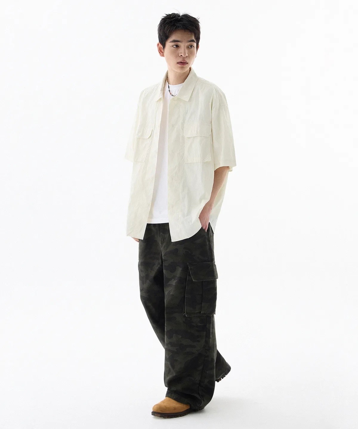 FILLUMINATE 尼龍短袖襯衫