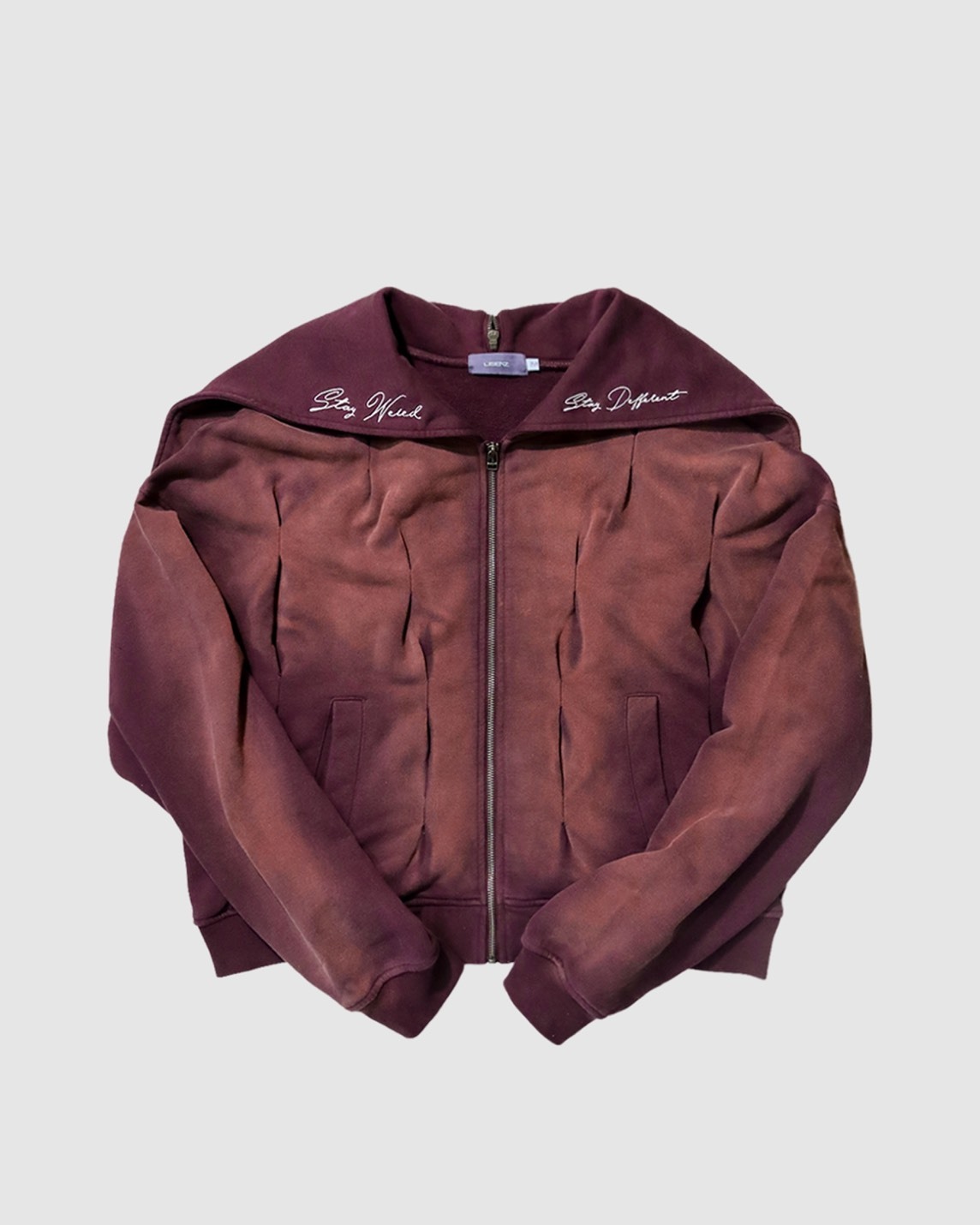 Lisen.  Shawl zip up hood