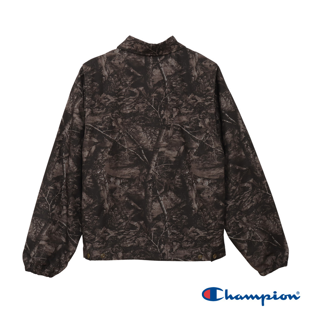 男款-CHAMPION CASUAL 刺繡外套-黑色(C3-D604-055)