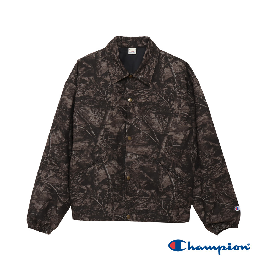 男款-CHAMPION CASUAL 刺繡外套-黑色(C3-D604-055)