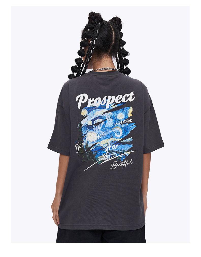 R.F.S.D 手繪印花 重磅寬鬆短袖 SH-608