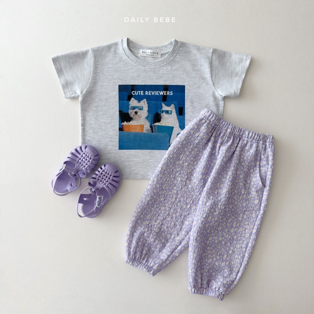 正韓夏Daily Bebe 四色小雛菊防蚊褲