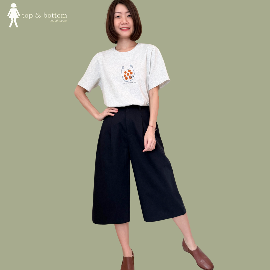 HIGH WAISTED 3 QUARTER PANT