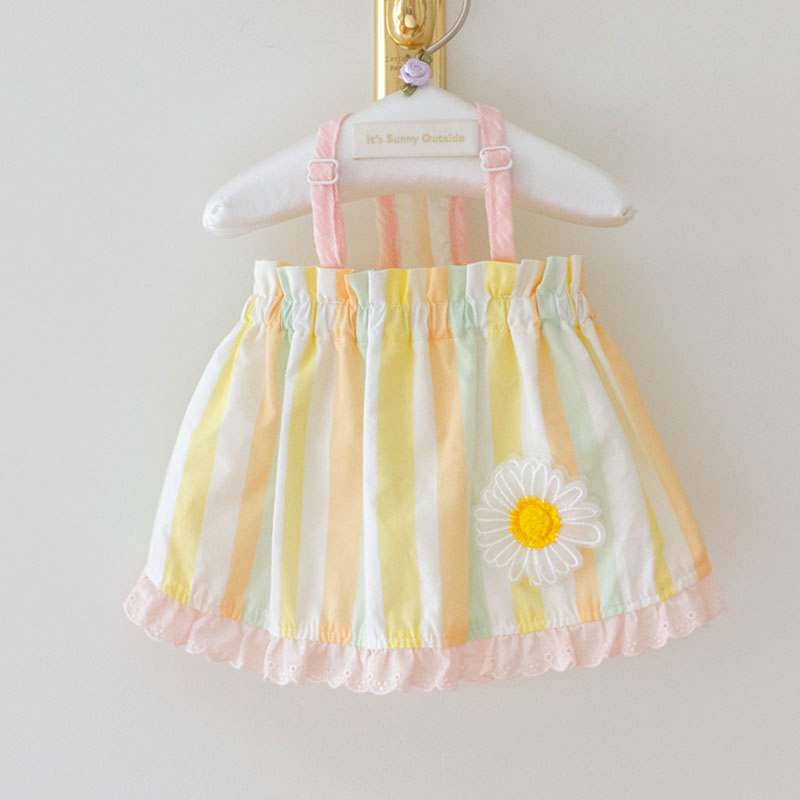 Daisy Sherbet Sundress｜雪酪黃雛菊亞麻洋裝 It’s