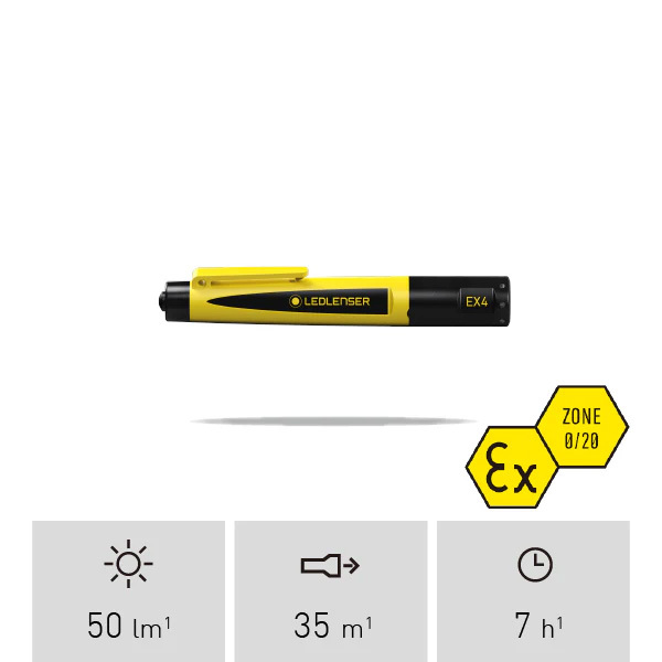 Ledlenser ATEX Zone 0/20 LED Torch EX4