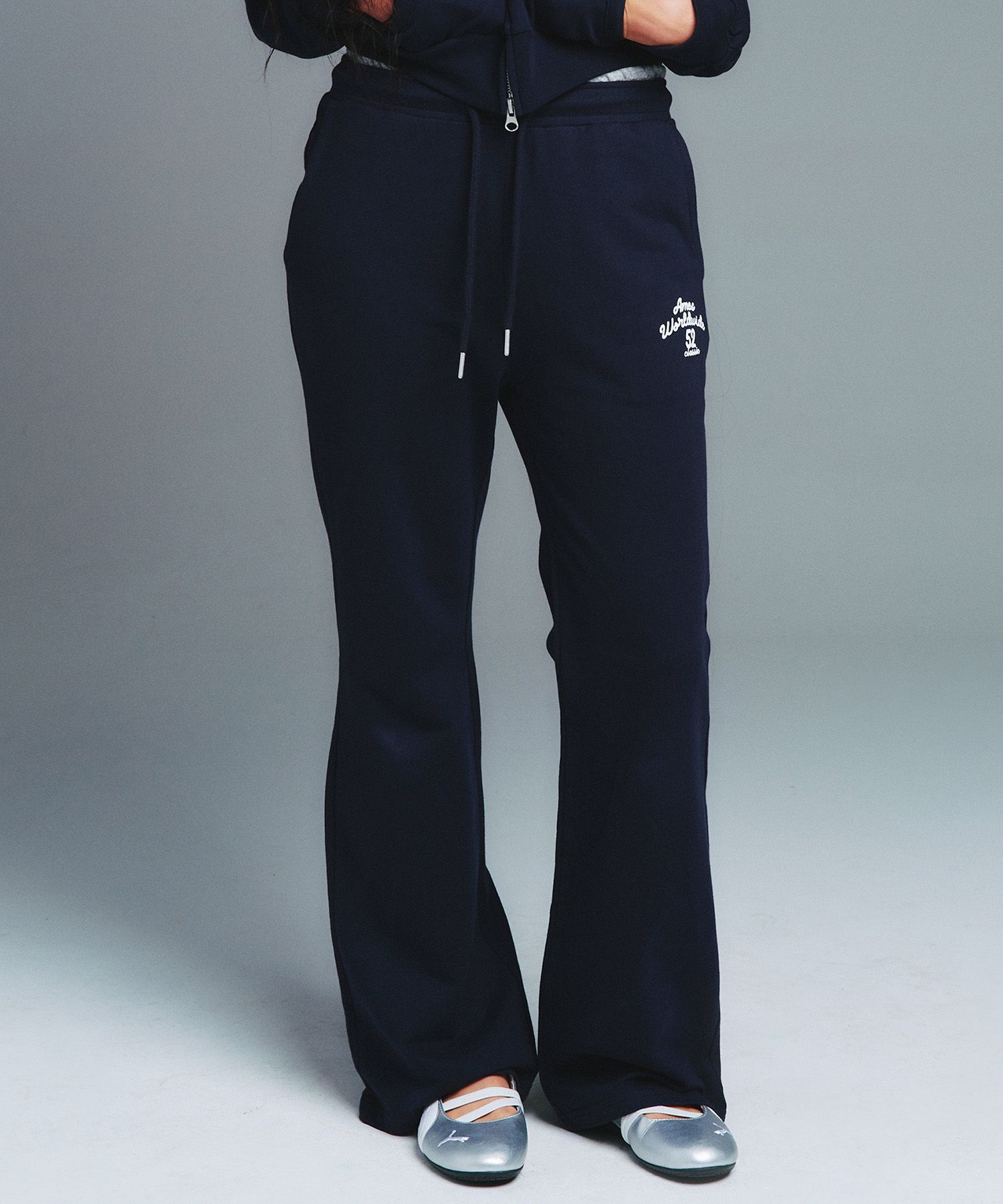 AMES WORLDWIDE 修身靴型運動長褲 AM2GSFPA09ANV