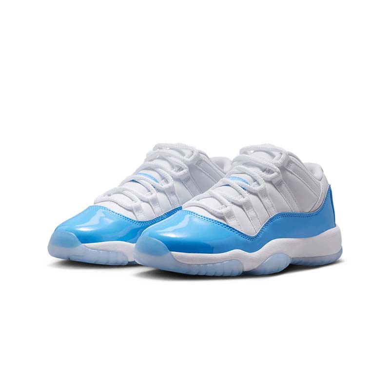 Air Jordan 11 "University Blue" GS 低筒鞋 北卡藍色 漆皮 冰底 女鞋 大童 FV5121-100 [台灣現貨]