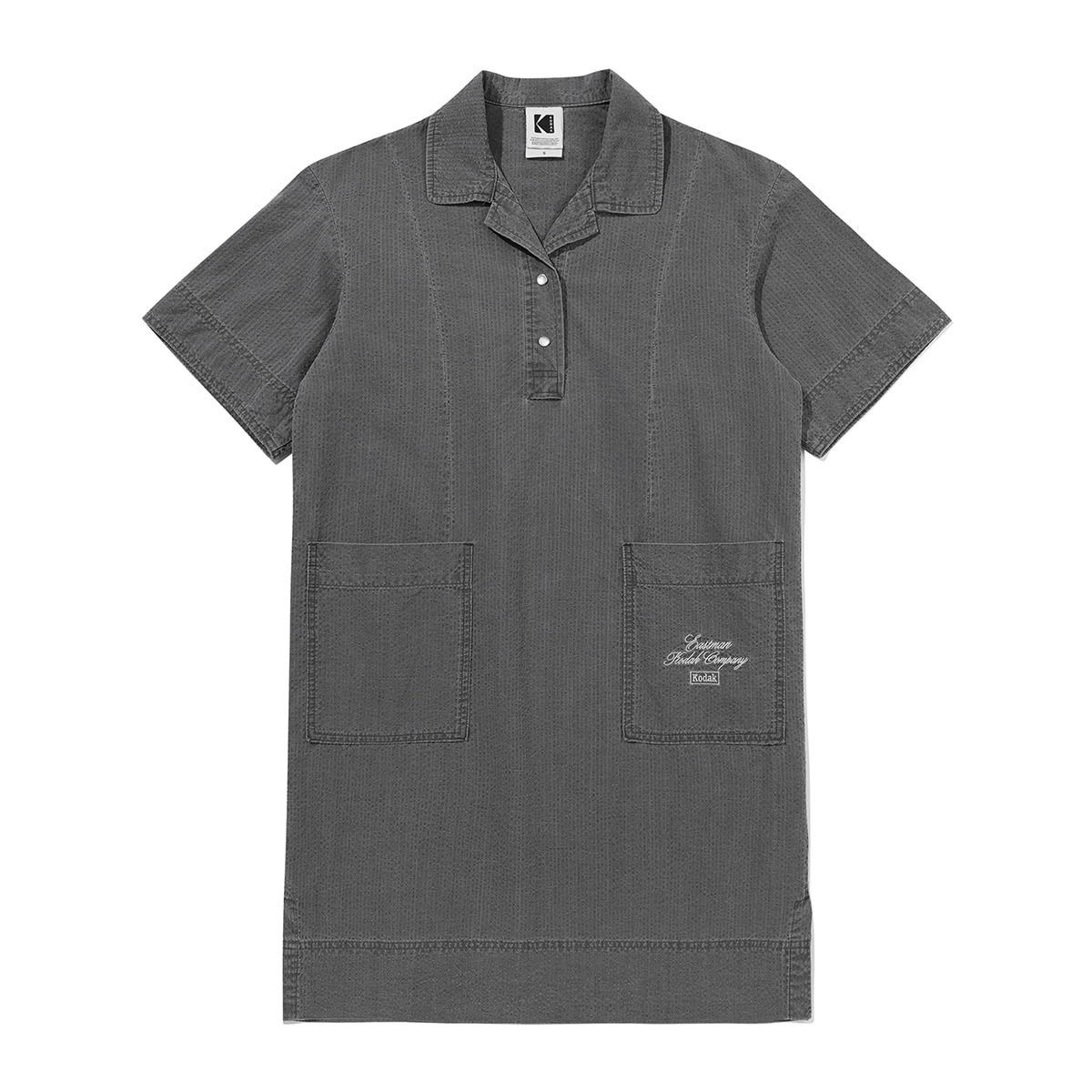 【連線超抵🇰🇷韓國買都接近$800】 Kodak｜K6222LOPS1 Kodak Company Cotton Circle Shirt-Type Dress [2 colors] 關鍵字：K545