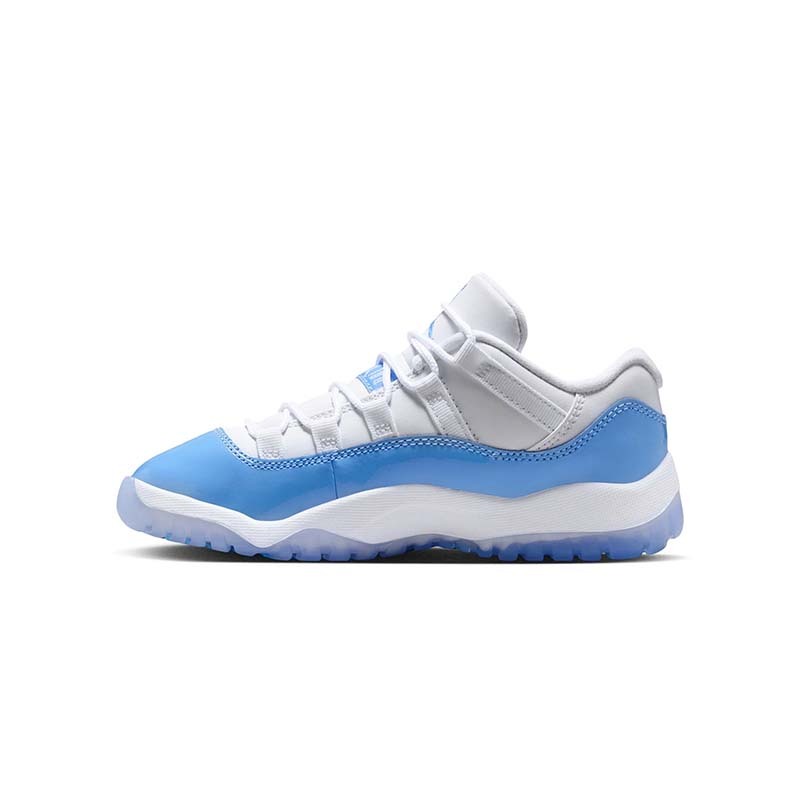 Air Jordan 11 "University Blue" PS 低筒鞋 北卡藍色 漆皮 冰底 中童 FV5116-100 [台灣現貨]