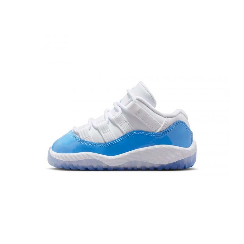 Air Jordan 11 "University Blue" TD 低筒鞋 北卡藍色 漆皮 冰底 小童 FV5120-100 [台灣現貨]