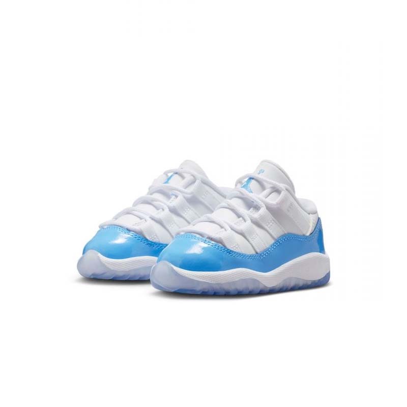 Air Jordan 11 "University Blue" TD 低筒鞋 北卡藍色 漆皮 冰底 小童 FV5120-100 [台灣現貨]