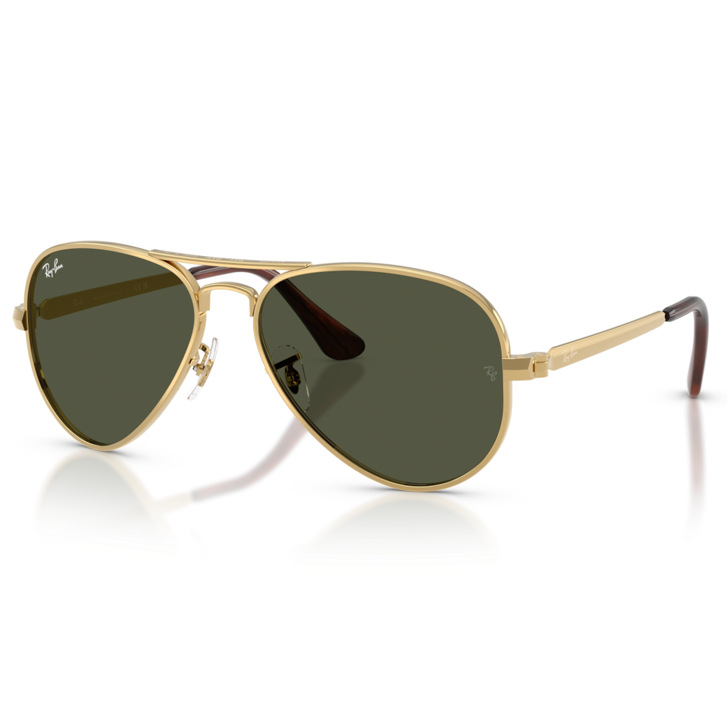 【RayBan】RB3925 001/31-62mm 太陽眼鏡(金|綠色)♦