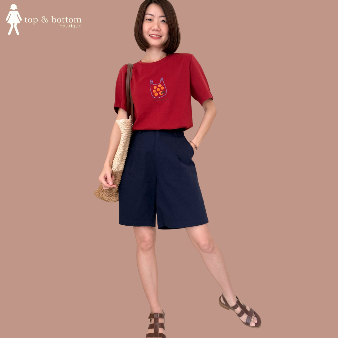 HIGH WAISTED POCKET BERMUDA