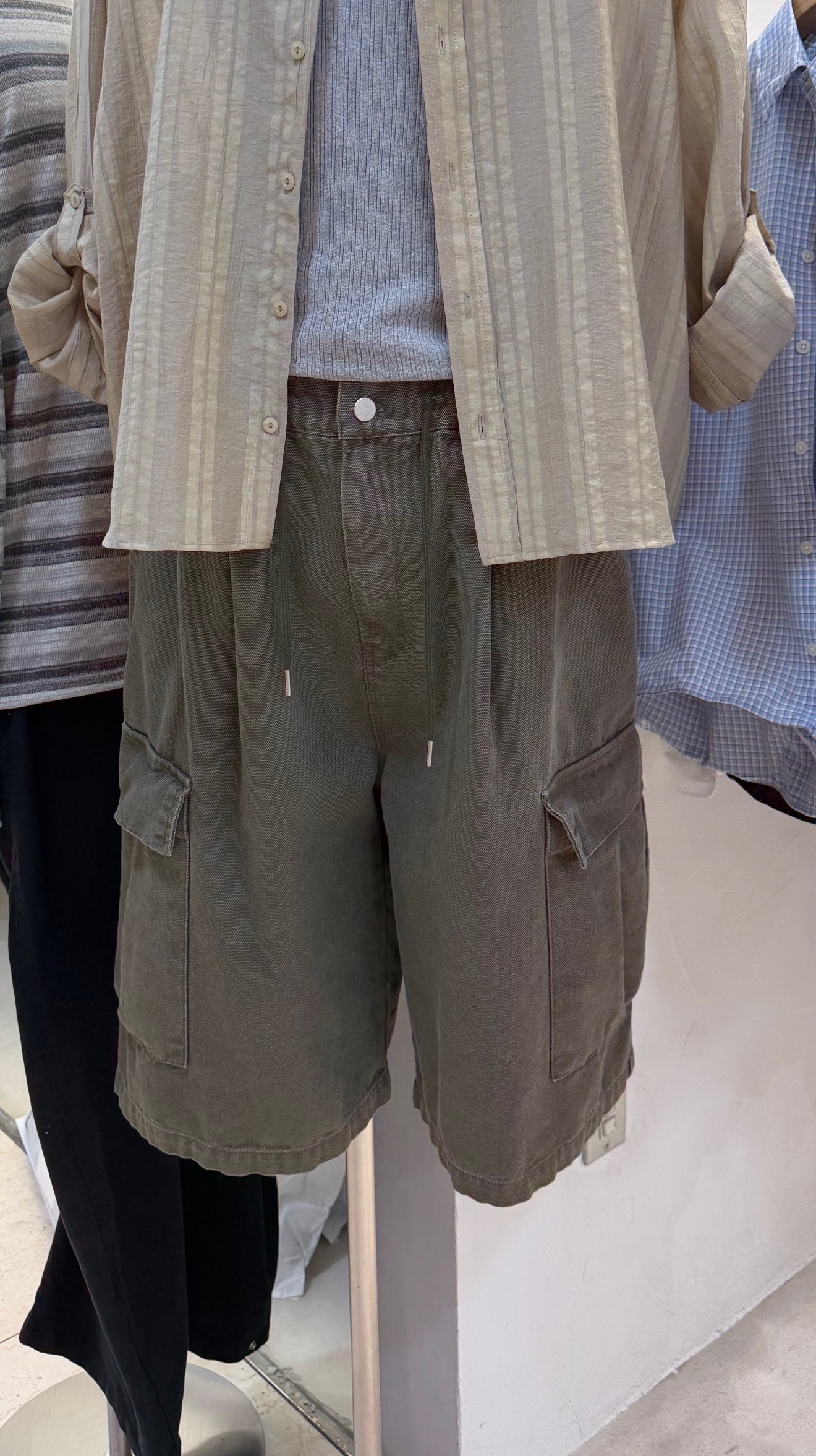 K20 高質感七分口袋短褲