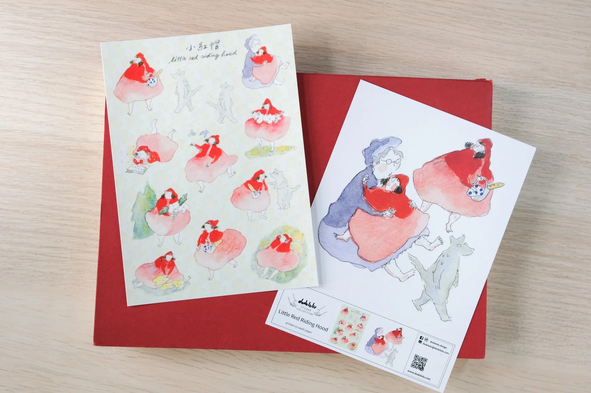香港｜Dodolulu 手帳貼紙 小紅帽