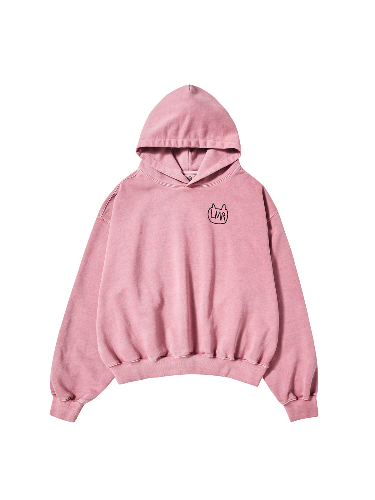 C42 LMR Symbol Logo Drawing Lettering Dyed Hood - PINK