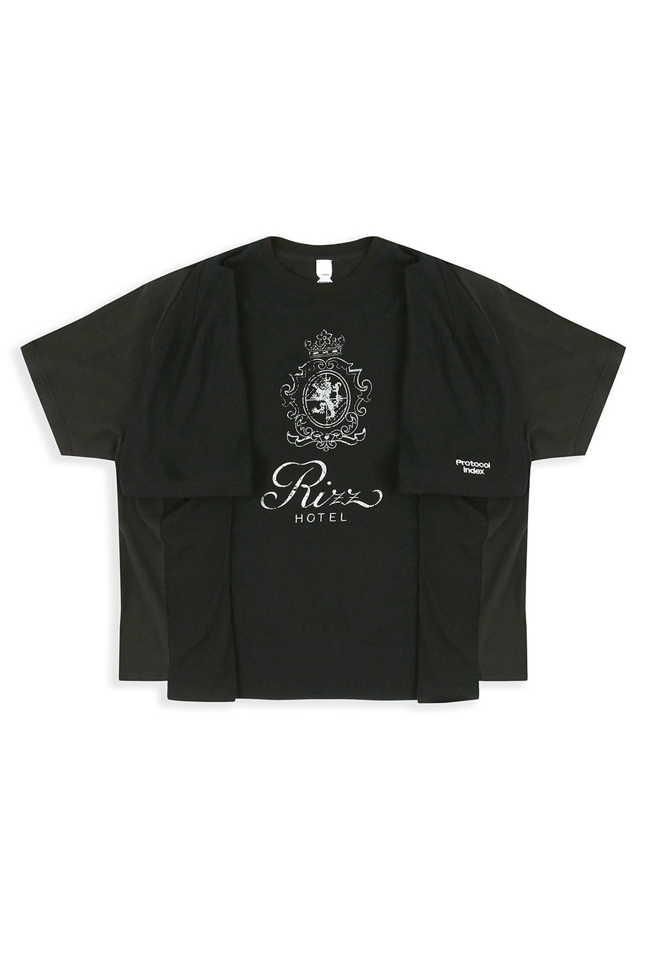 Protocol Index｜Four Hands T-Shirt (Black)