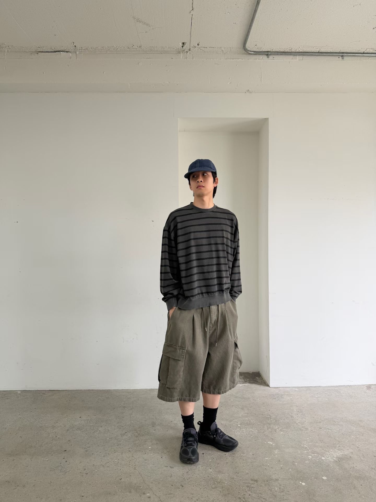 K20 高質感七分口袋短褲