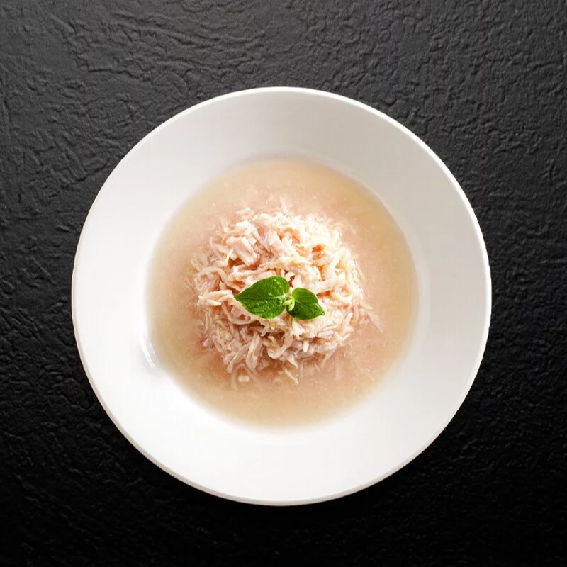 [斷貨中] Cherie 法麗 - 微湯汁肉絲罐系列 - 天然嫩雞 (淺啡) 80g