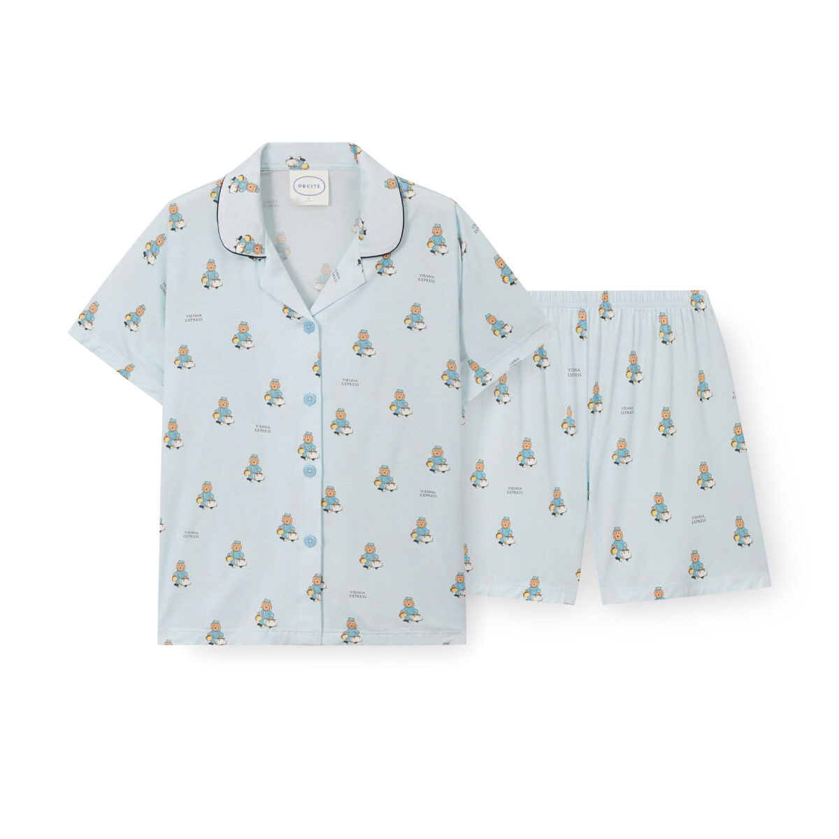 YR031 ORCITE H010 EcoCosy 柔滑彈力 BELL BOY貴婦狗睡衣組