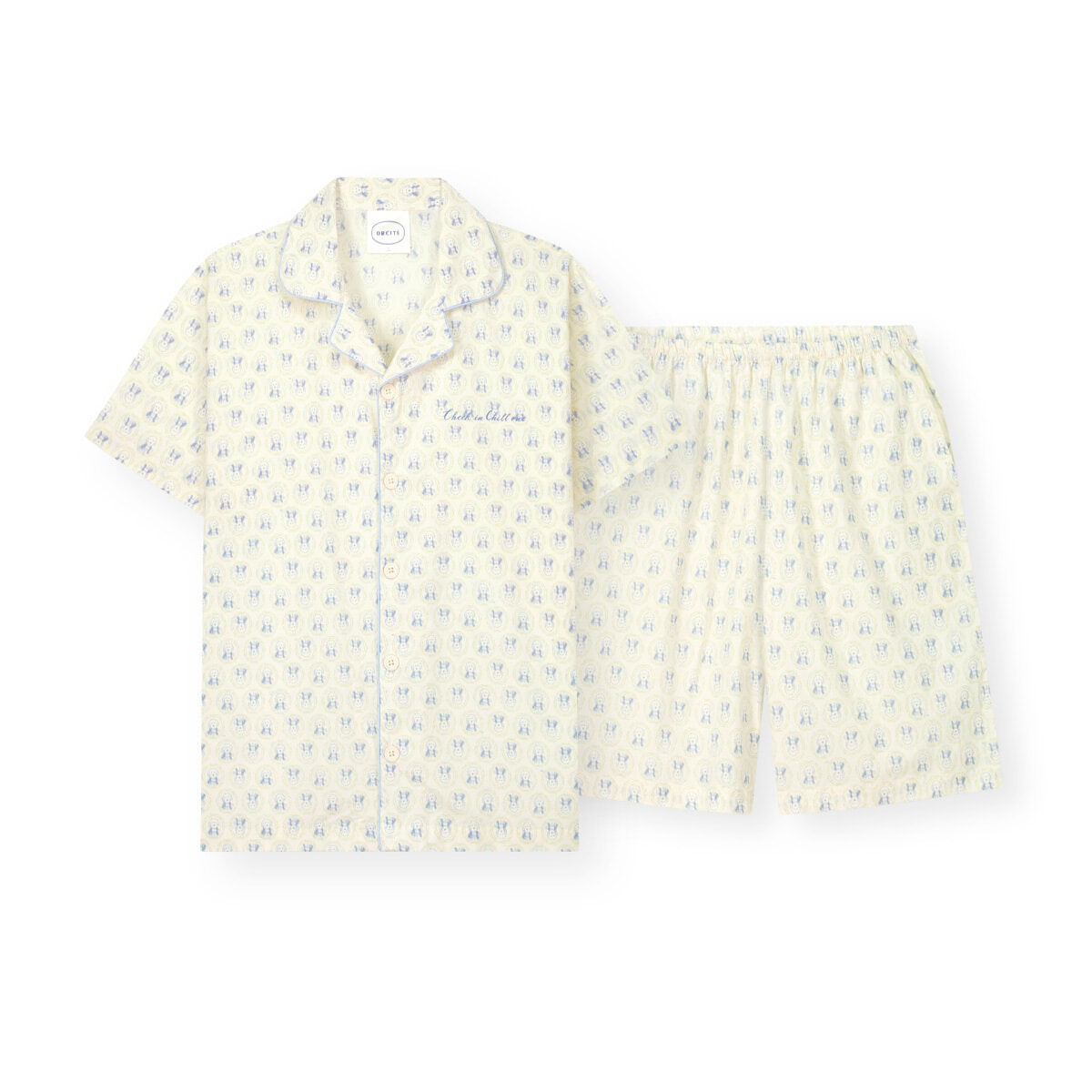 YR033 ORCITE H028 貴婦莫札特頭像睡衣組