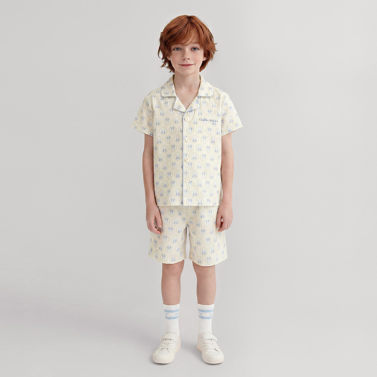 YR033 ORCITE H028 貴婦莫札特頭像睡衣組