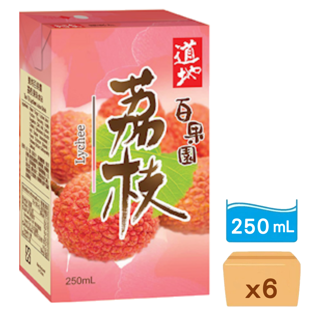 道地-百果園荔枝汁 250ml x 6包