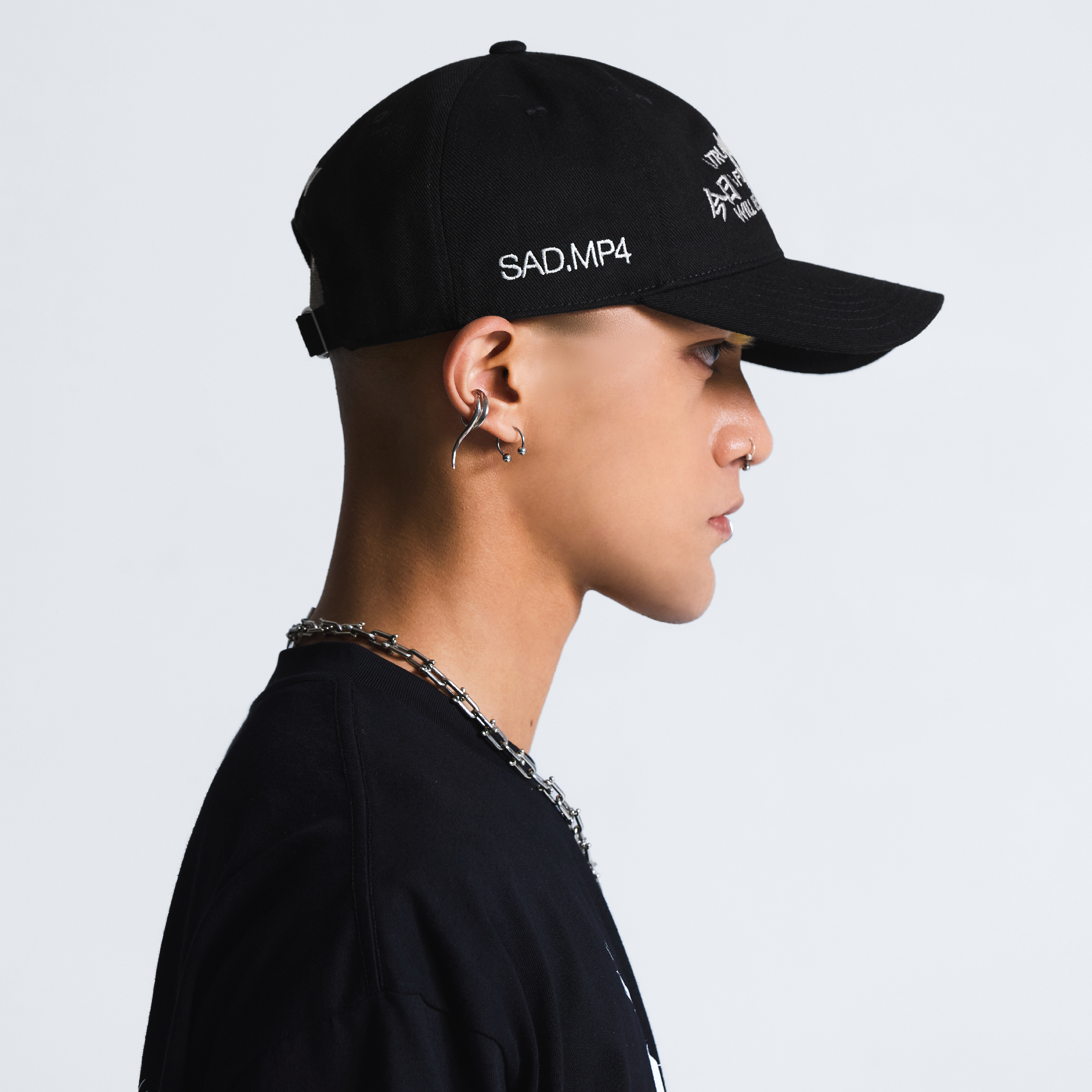 Wall Of Sound "3D" Sad.Mp4 Embroidered Cap
