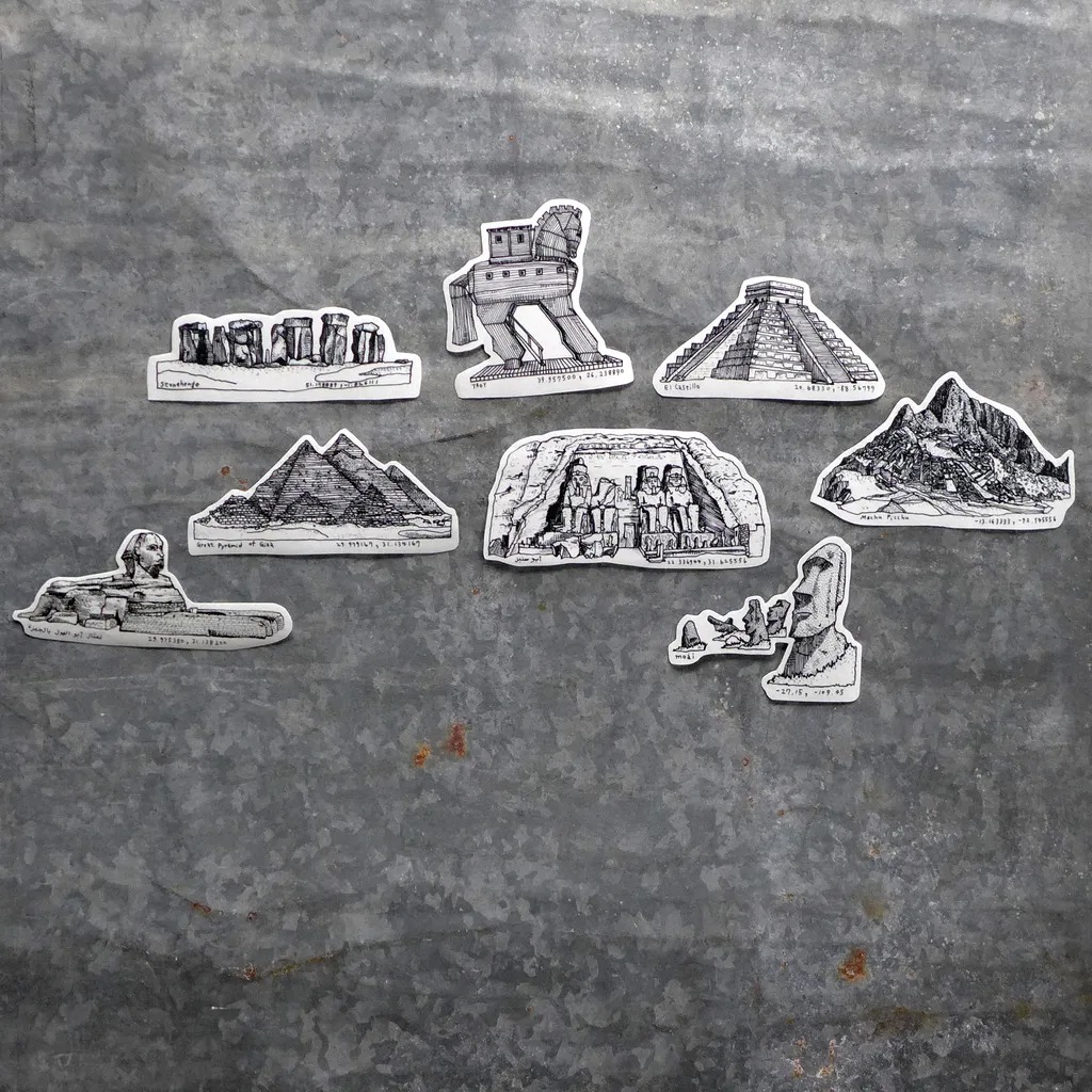 台灣｜插畫小農 不動產系列  國家寶藏