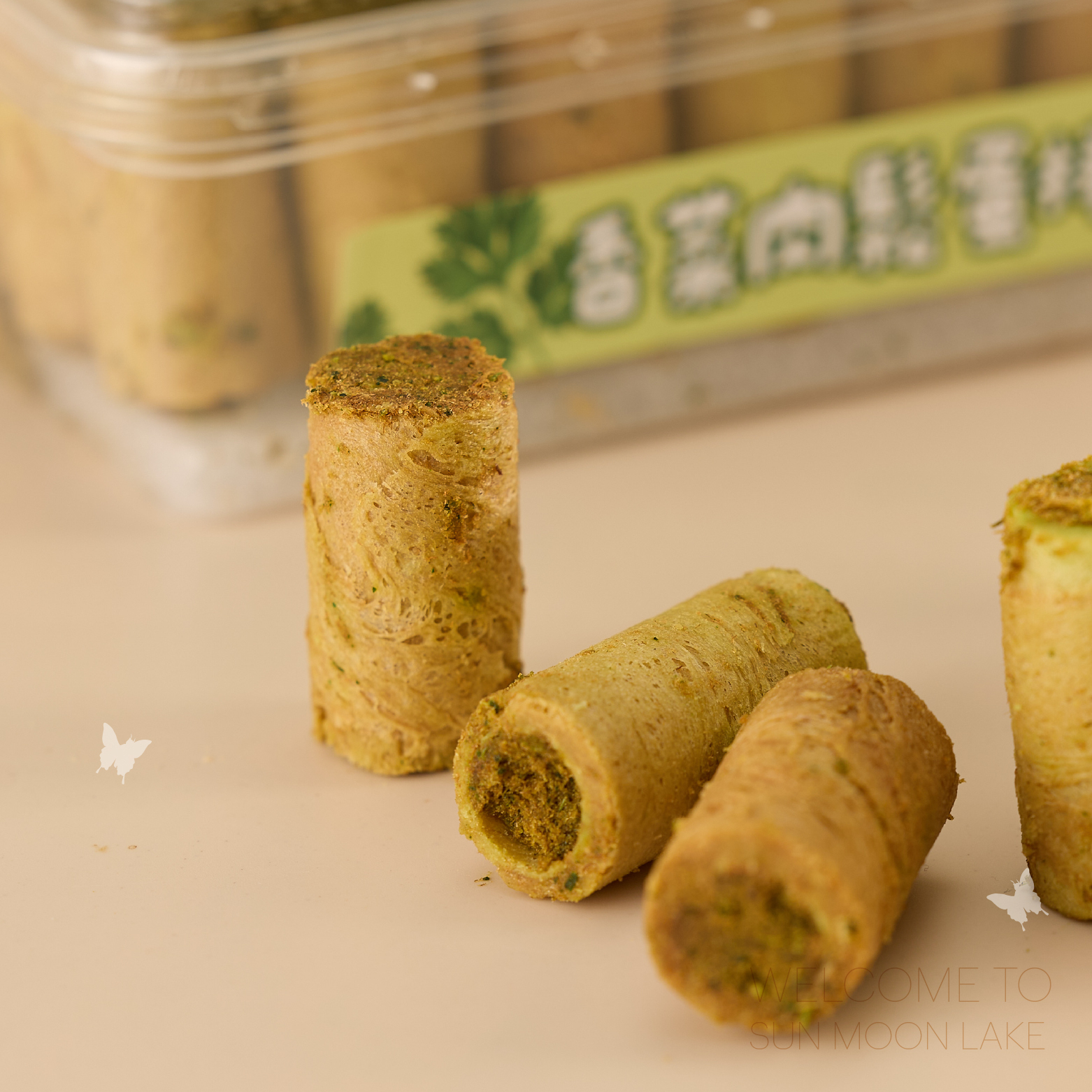 香菜肉鬆蛋捲