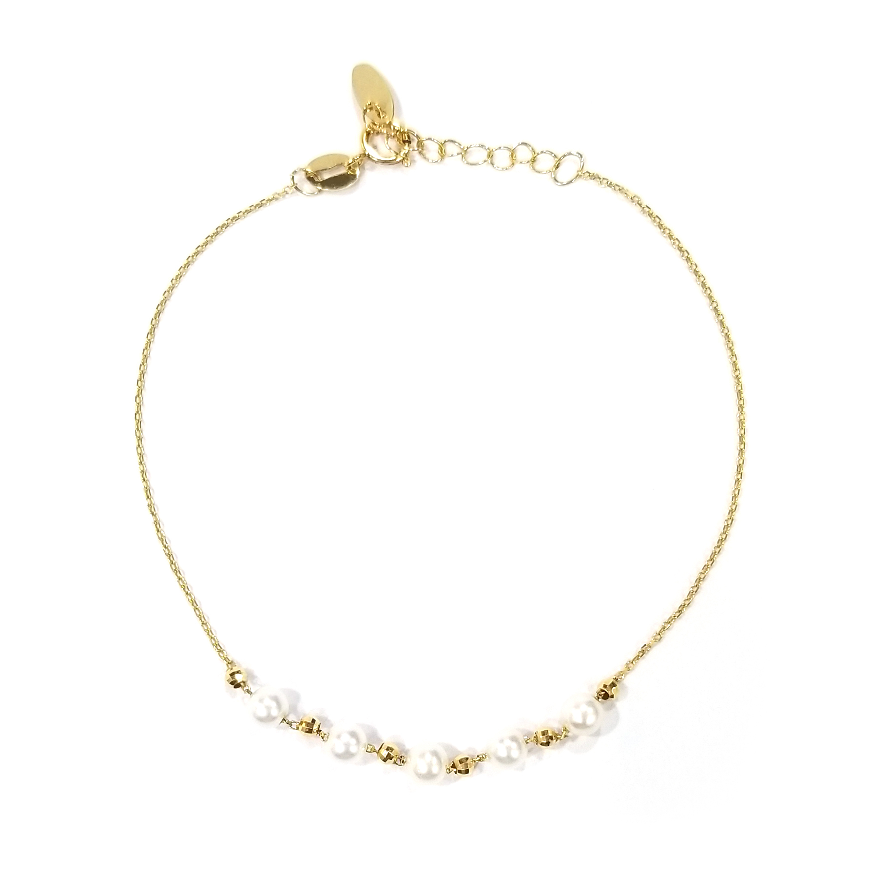 18k黃金珍珠手鏈