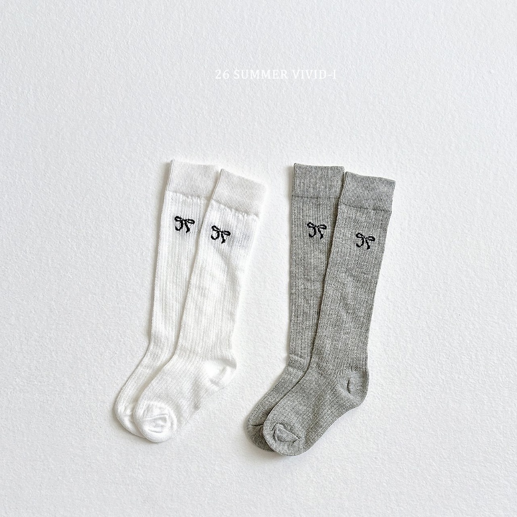 正韓夏vividi 蝴蝶結長襪
