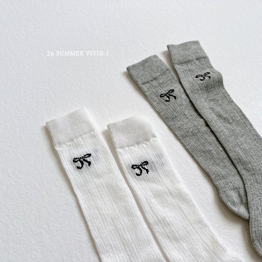 正韓夏vividi 蝴蝶結長襪