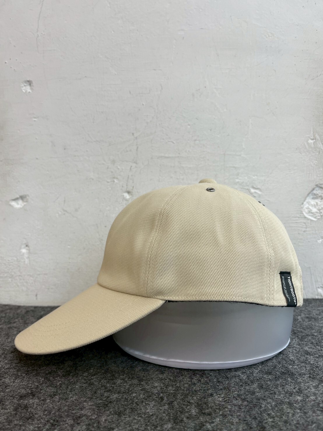 TIGHTBOOTH  TWILL KOKO CAP BEIGE