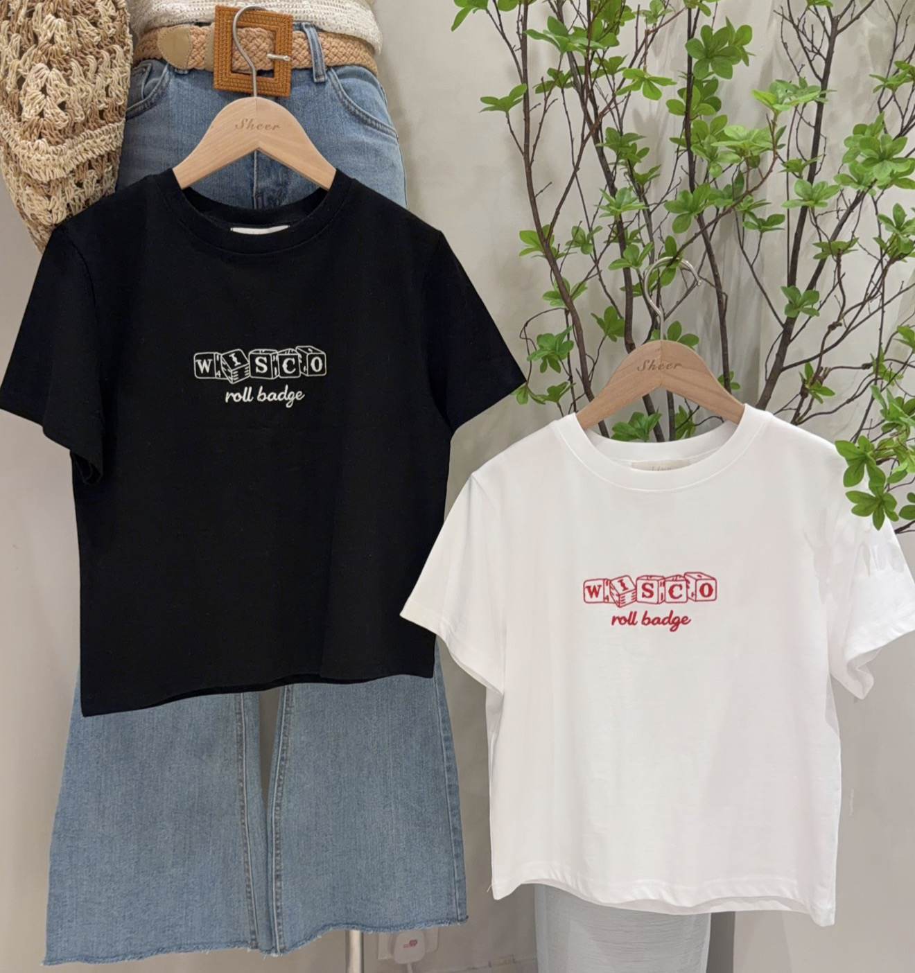 Wisco英文字Tee