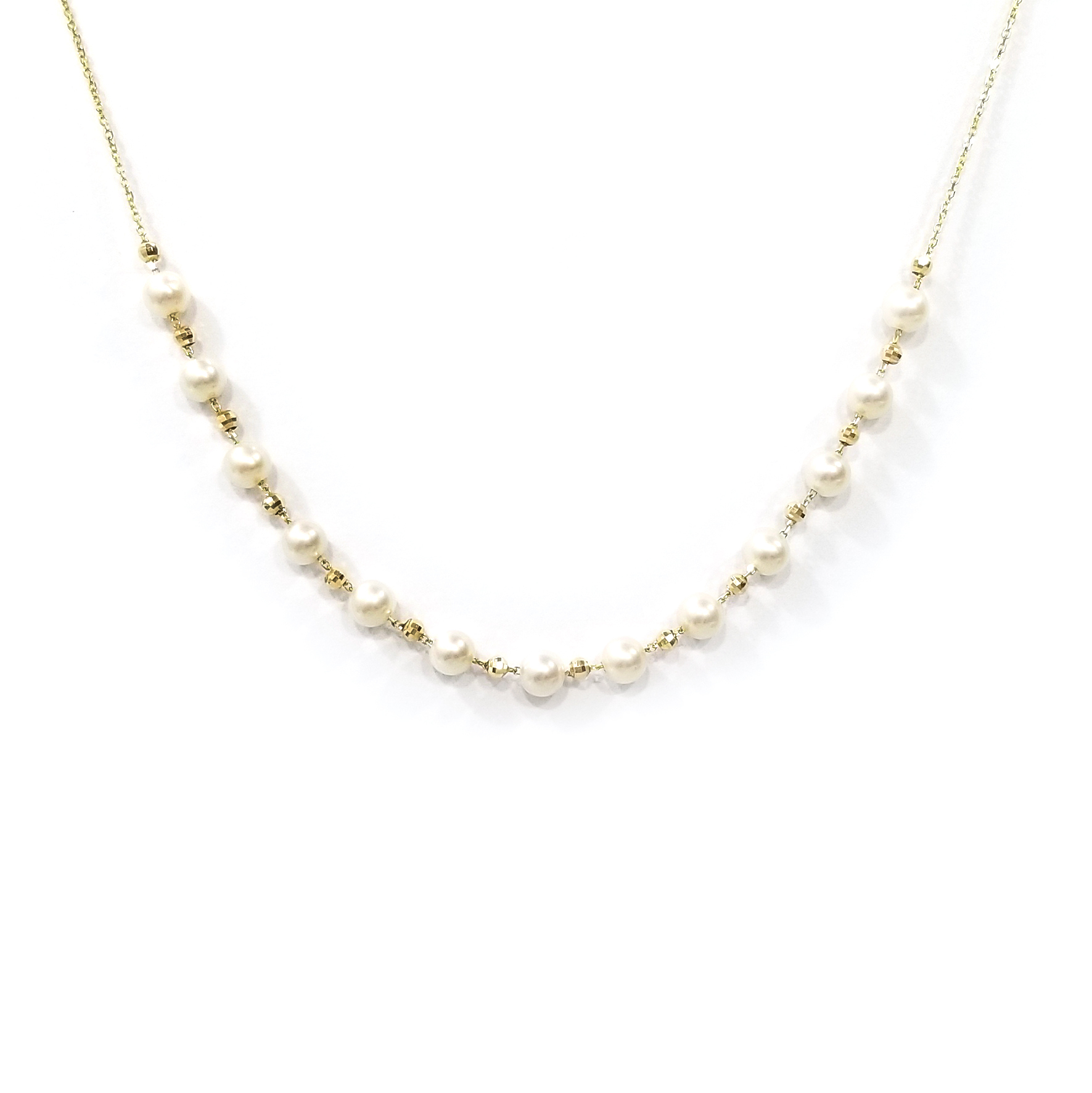 18K黃金珍珠頸鏈