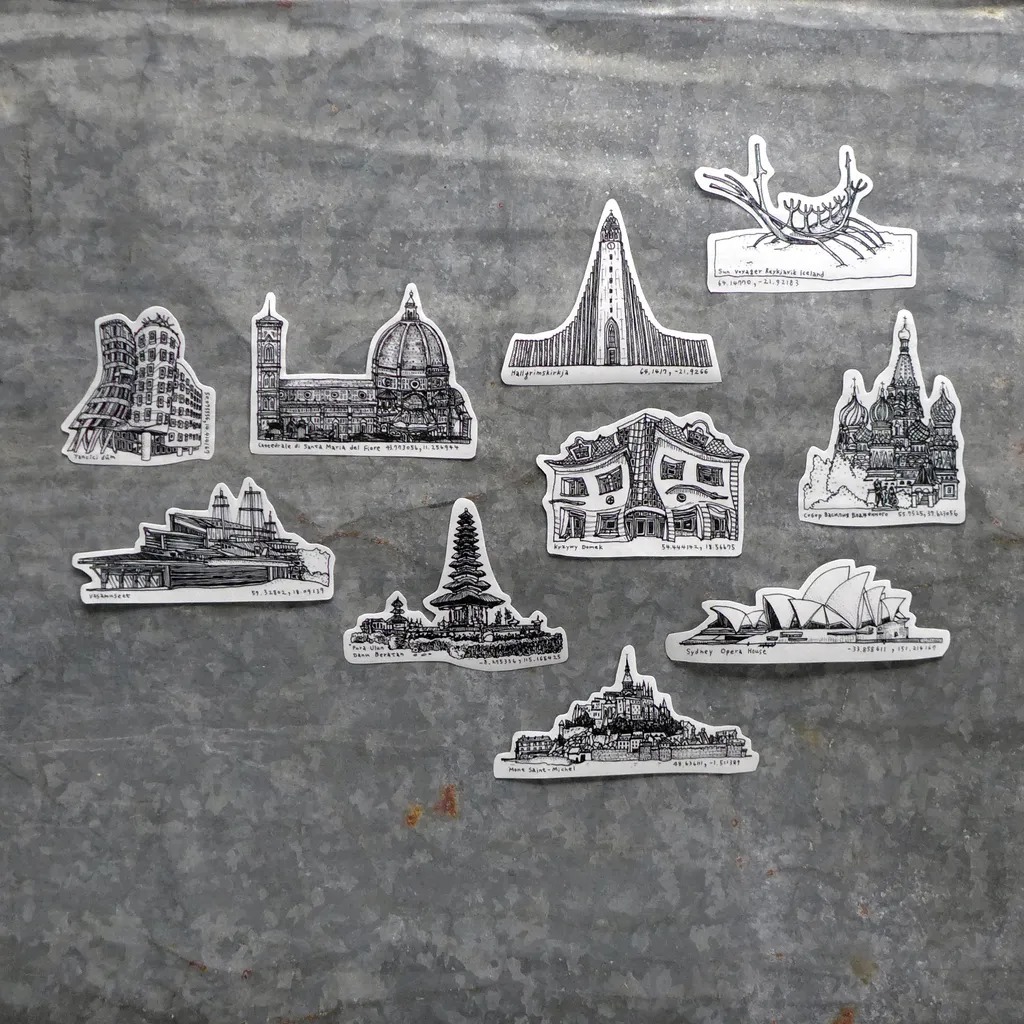 台灣｜插畫小農 不動產系列 風格首選 古韻新顏