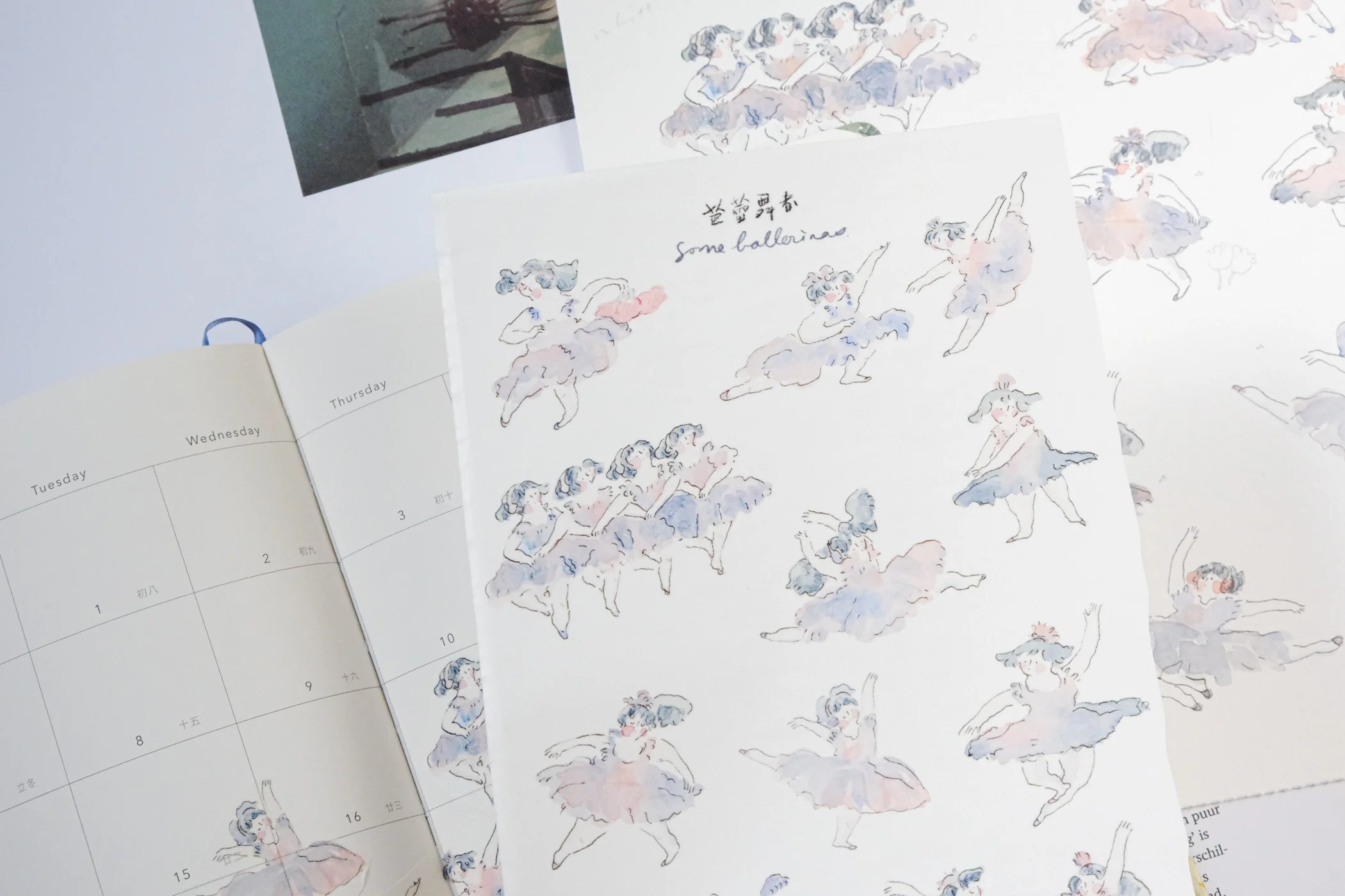 香港｜Dodolulu 手帳貼紙 芭蕾舞者
