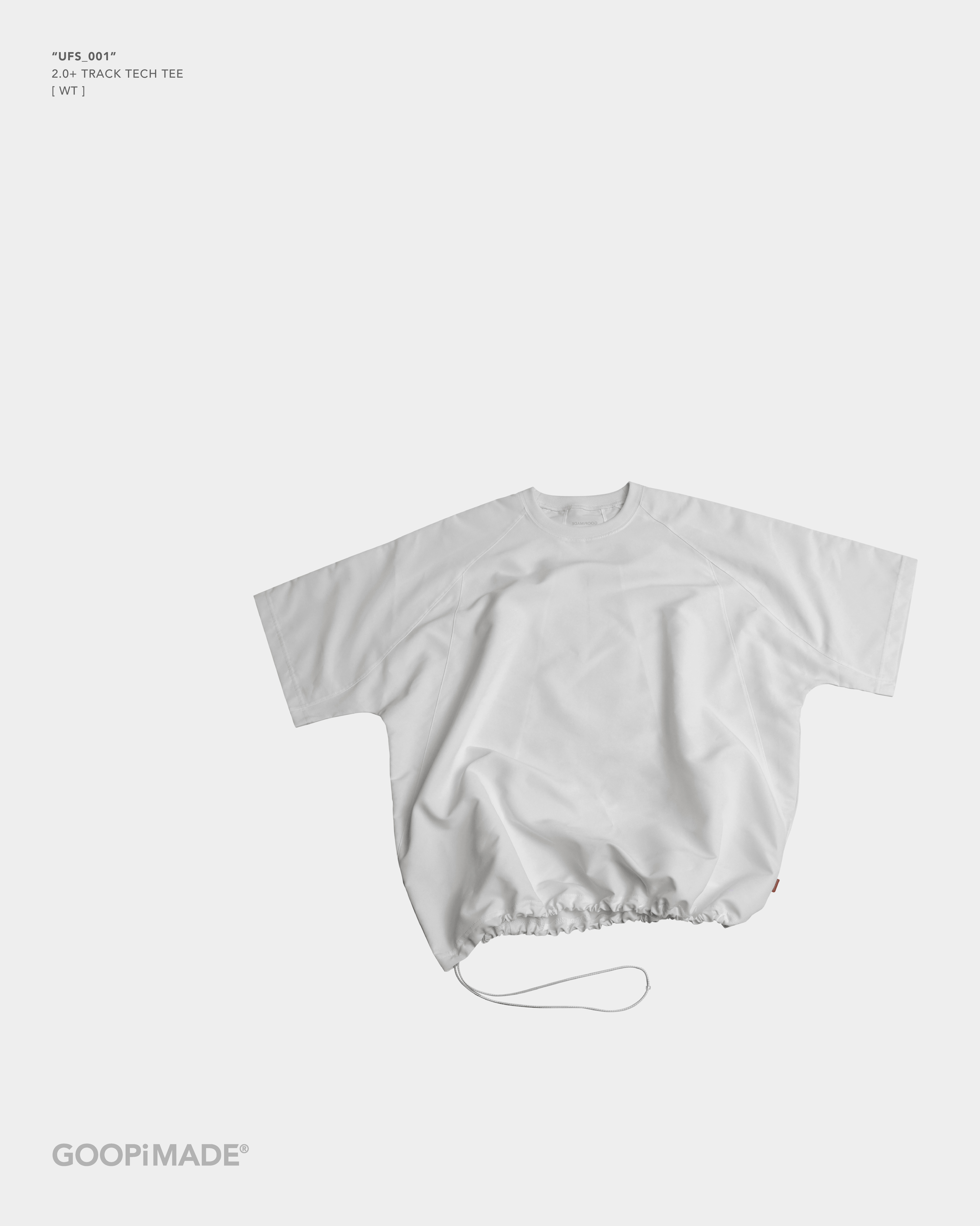 GOOPiMADE “UFS_001” 2.0+ Track TECH Tee - WT
