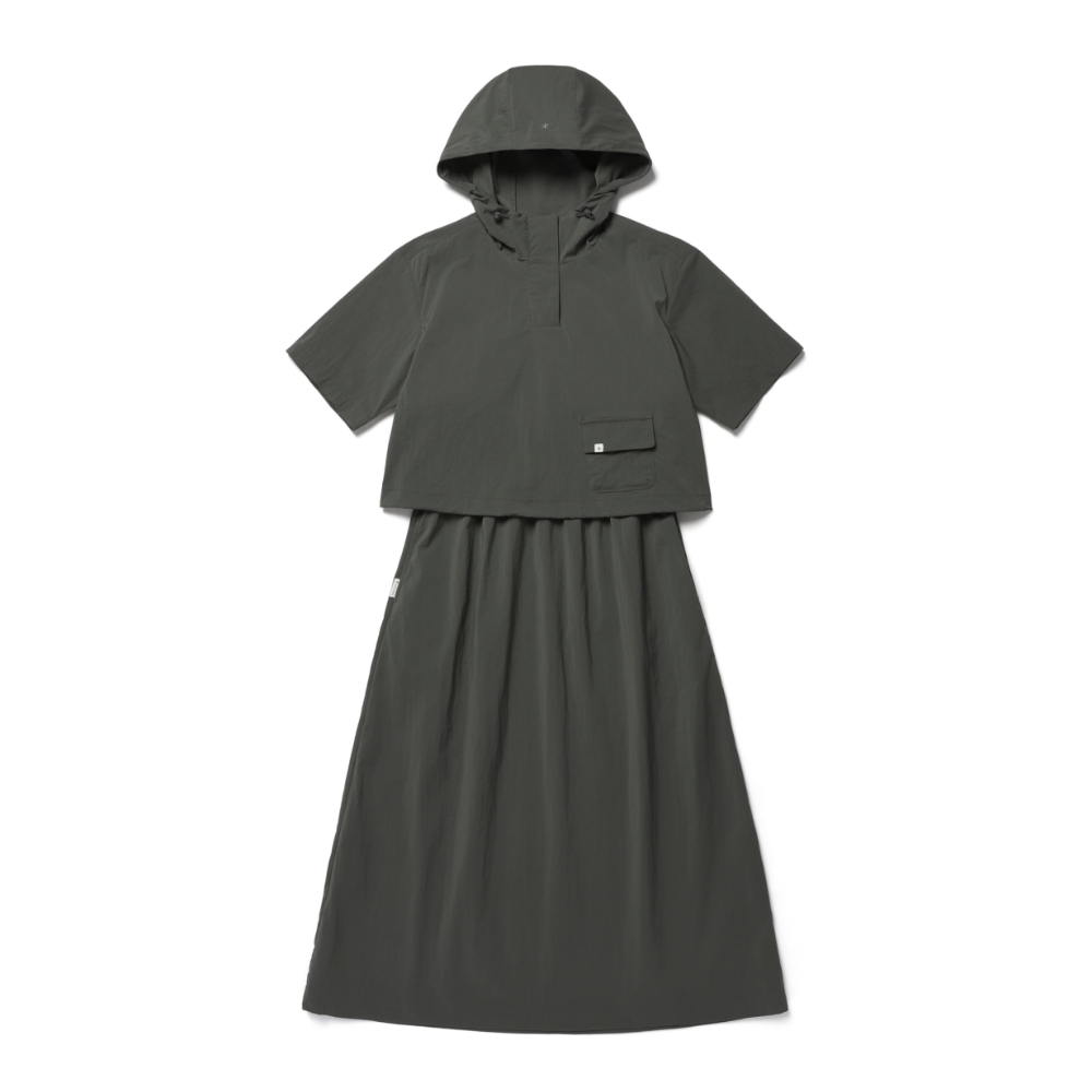 【現貨】Snow Peak Root Anorak Dress 女款 腰間口袋連帽 連身裙 S26MWROP63