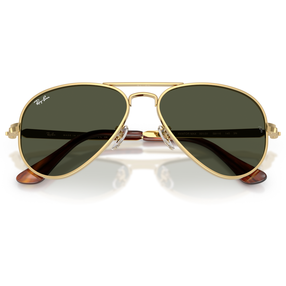 【RayBan】RB3925 001/31-62mm 太陽眼鏡(金|綠色)♦