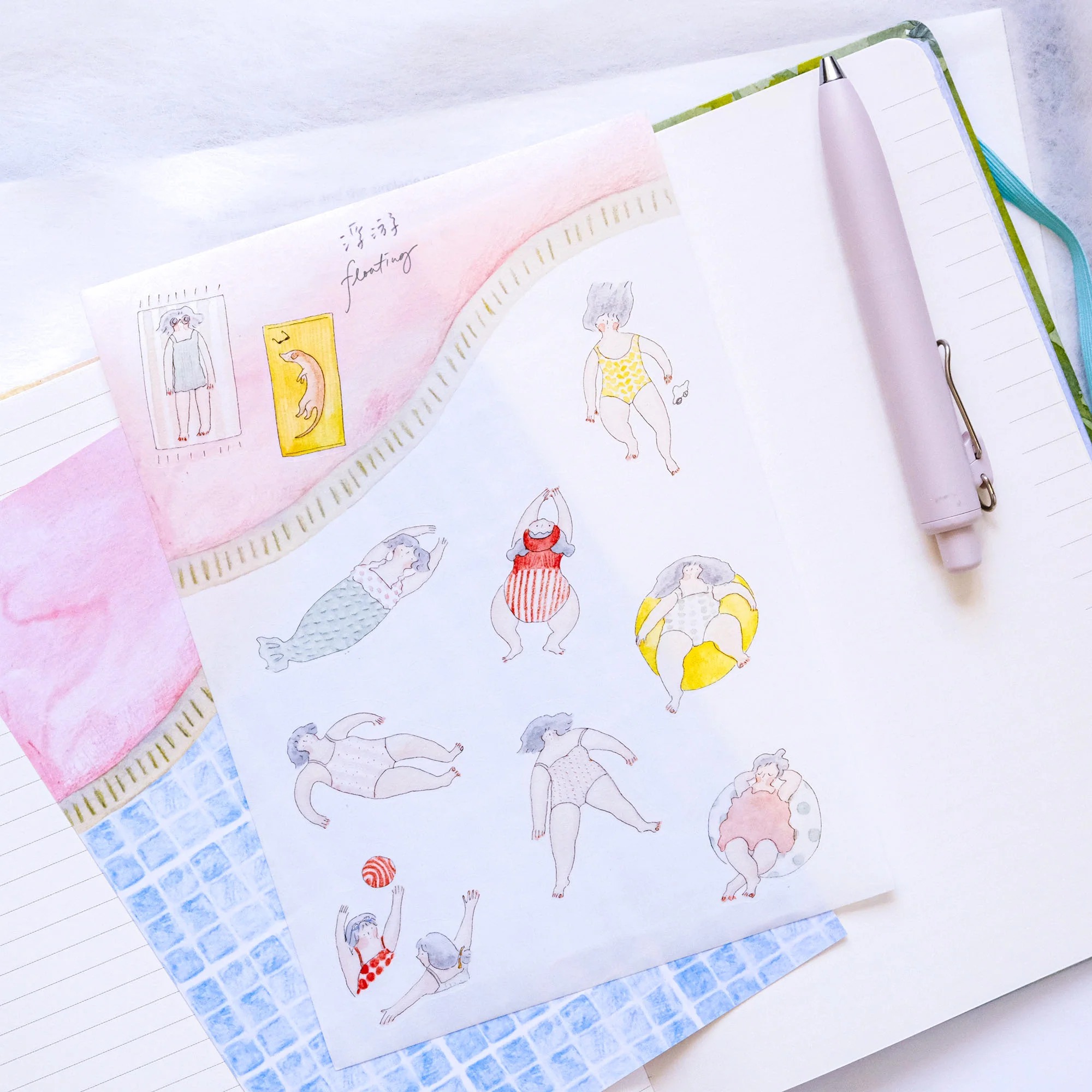 香港｜Dodolulu 手帳貼紙 浮游