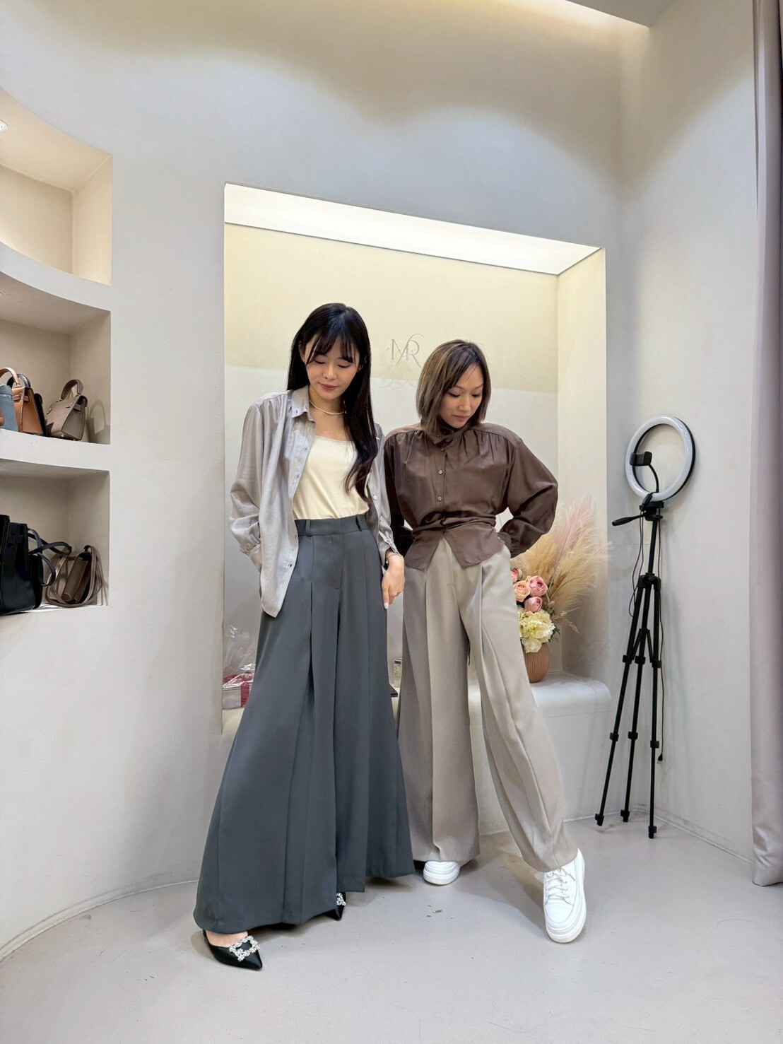 MA5529 壓線直筒闊褲 *特價* (優惠碼同充值購物金不適用)